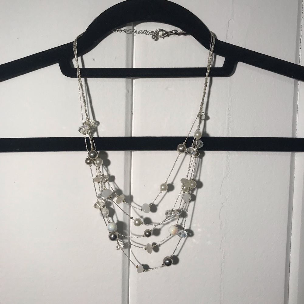 Brand New Kate Spade Silver Necklace with Beads